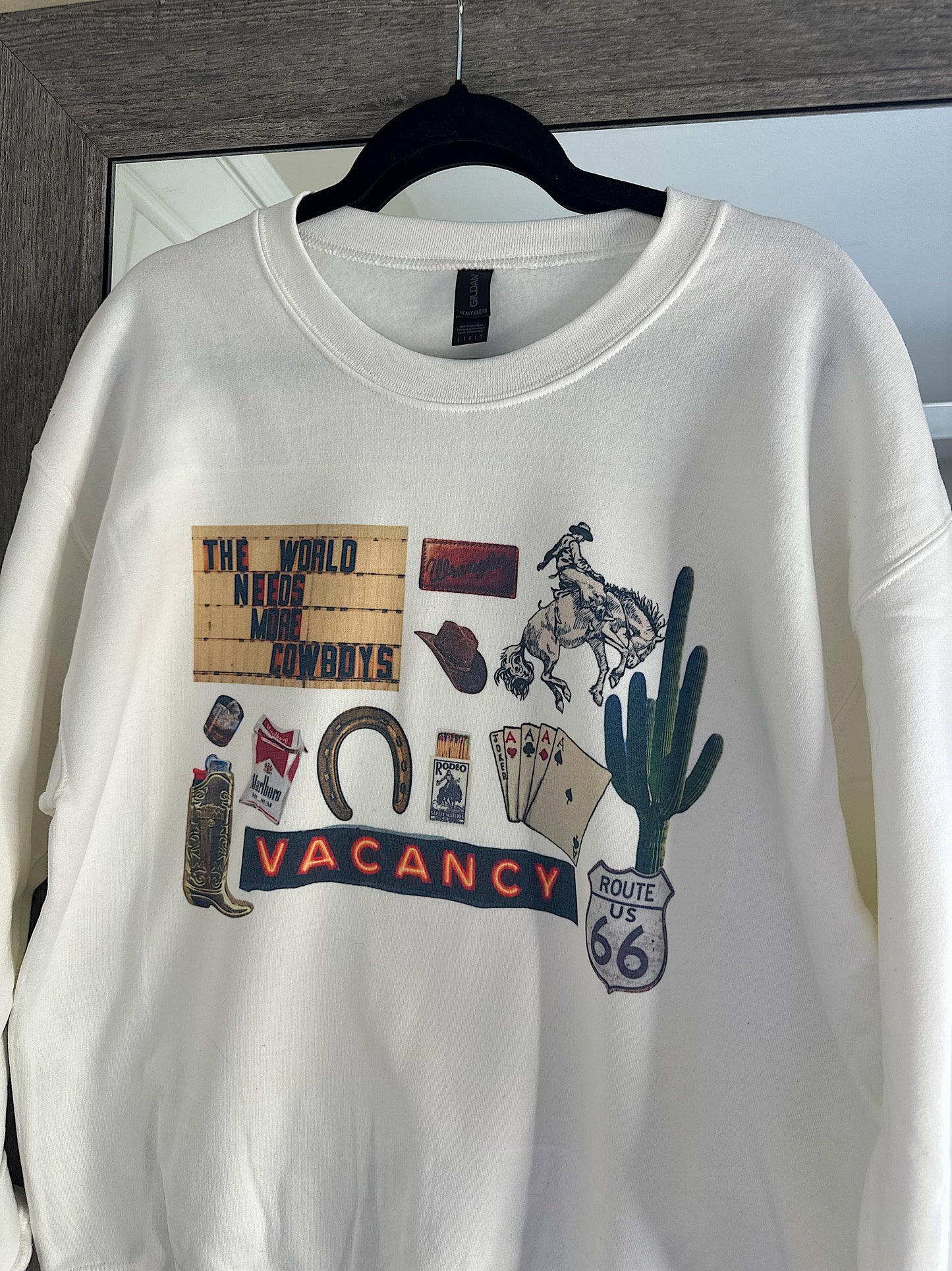 Wild West Collage TEE, CREWNECK or QUARTER ZIP