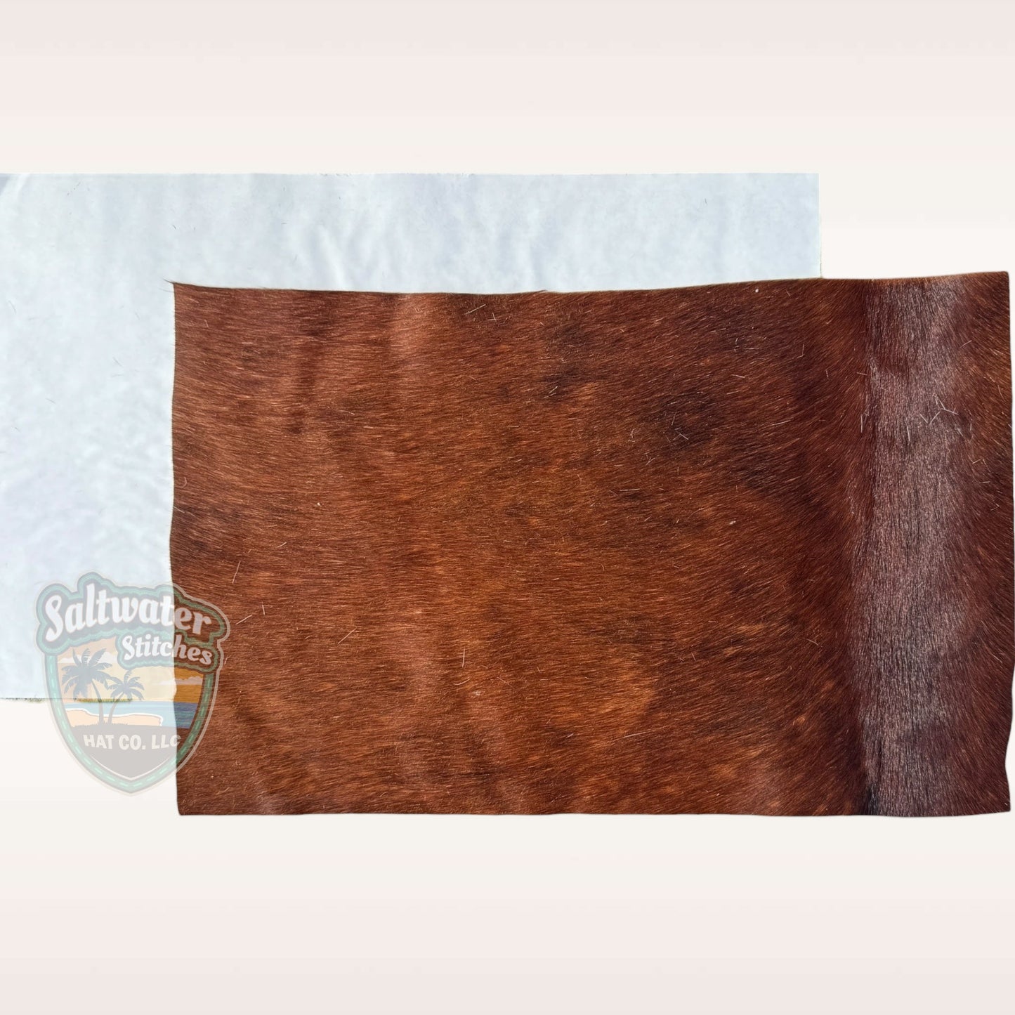 Brown Cowhide Panel