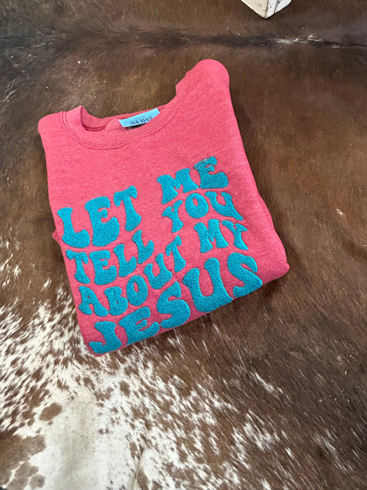 My Jesus Embroidered Pullover