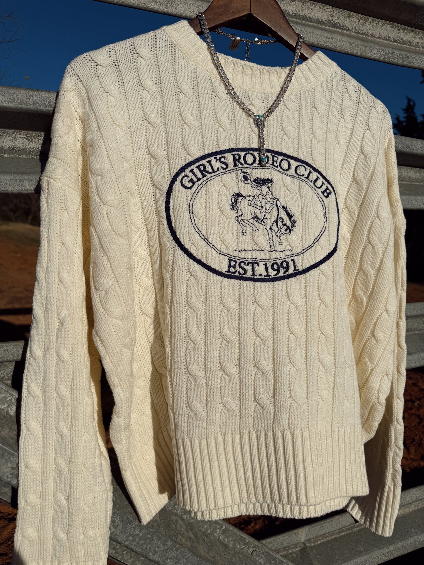 The Cable Knit Rodeo Top
