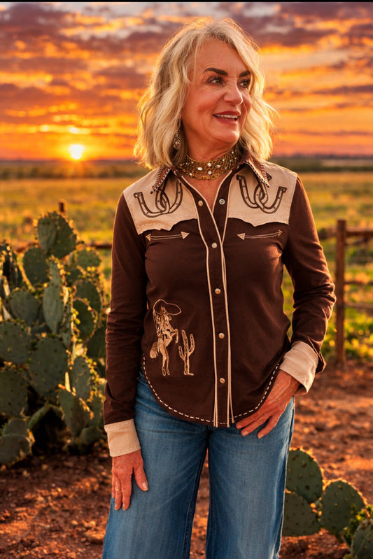 Lucky Buck Button Up