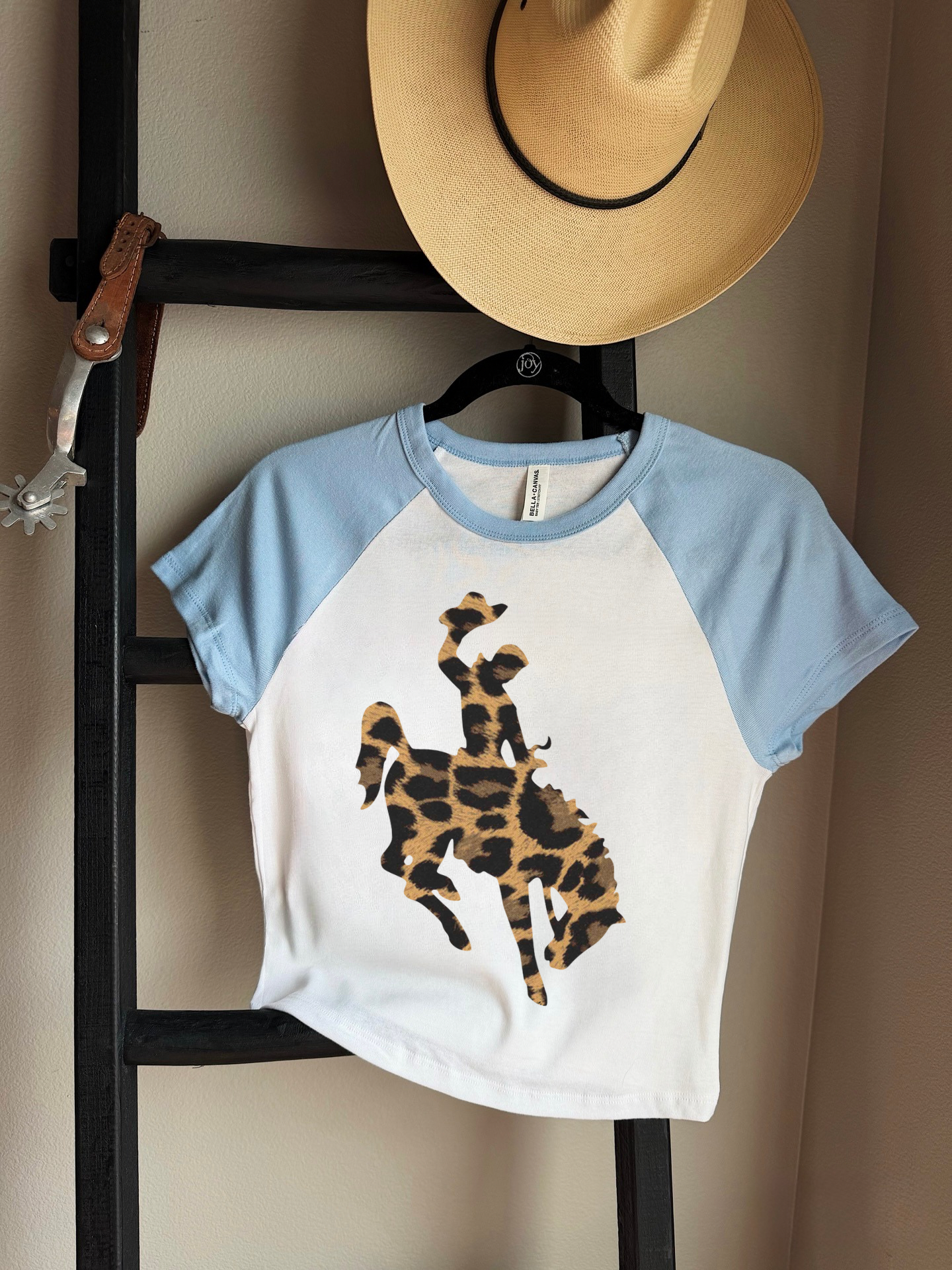 Leopard Cowboy Baby Tee