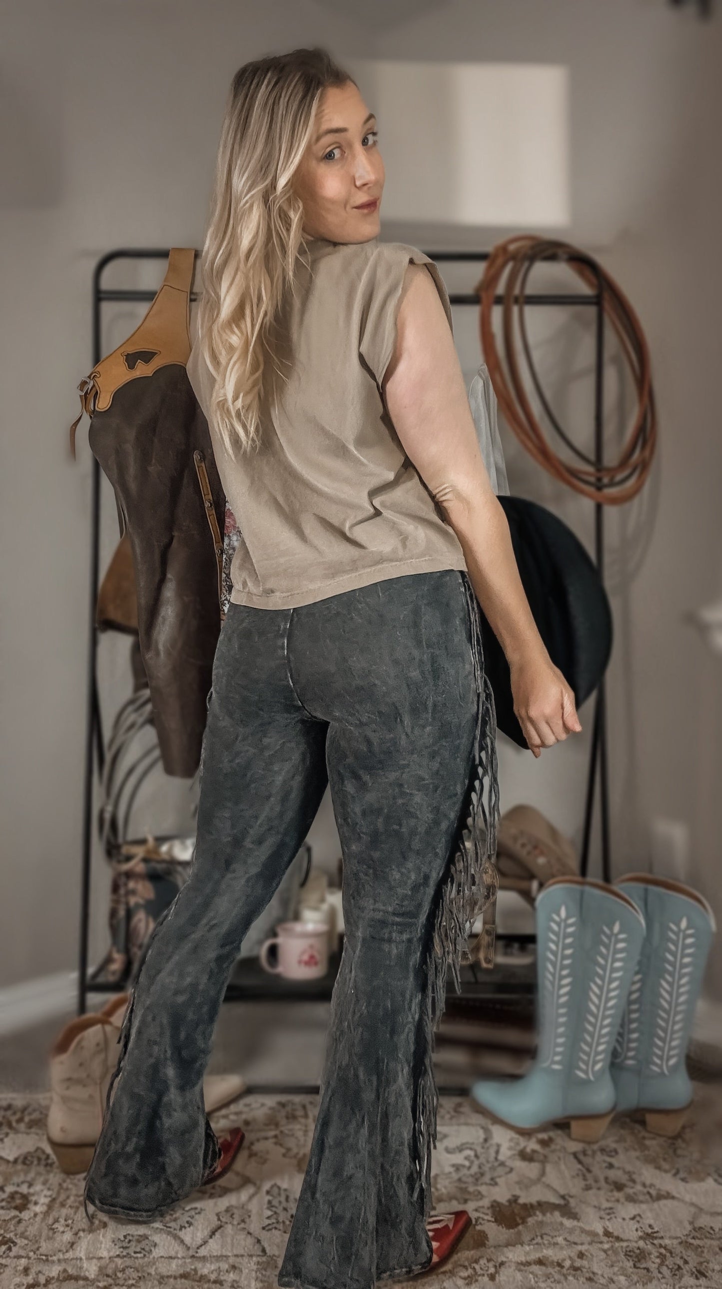 Fringed Lounge Pants