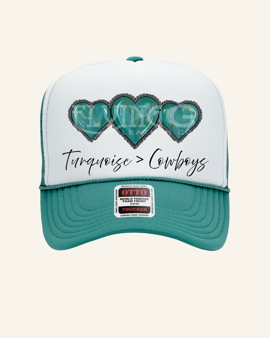Turquoise > Cowboys Trucker