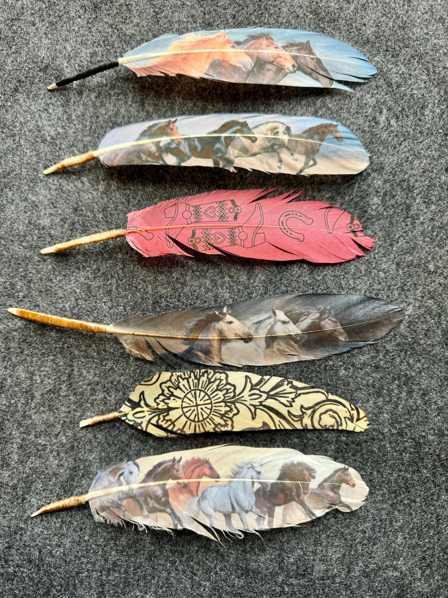 Western Scroll Hat feather