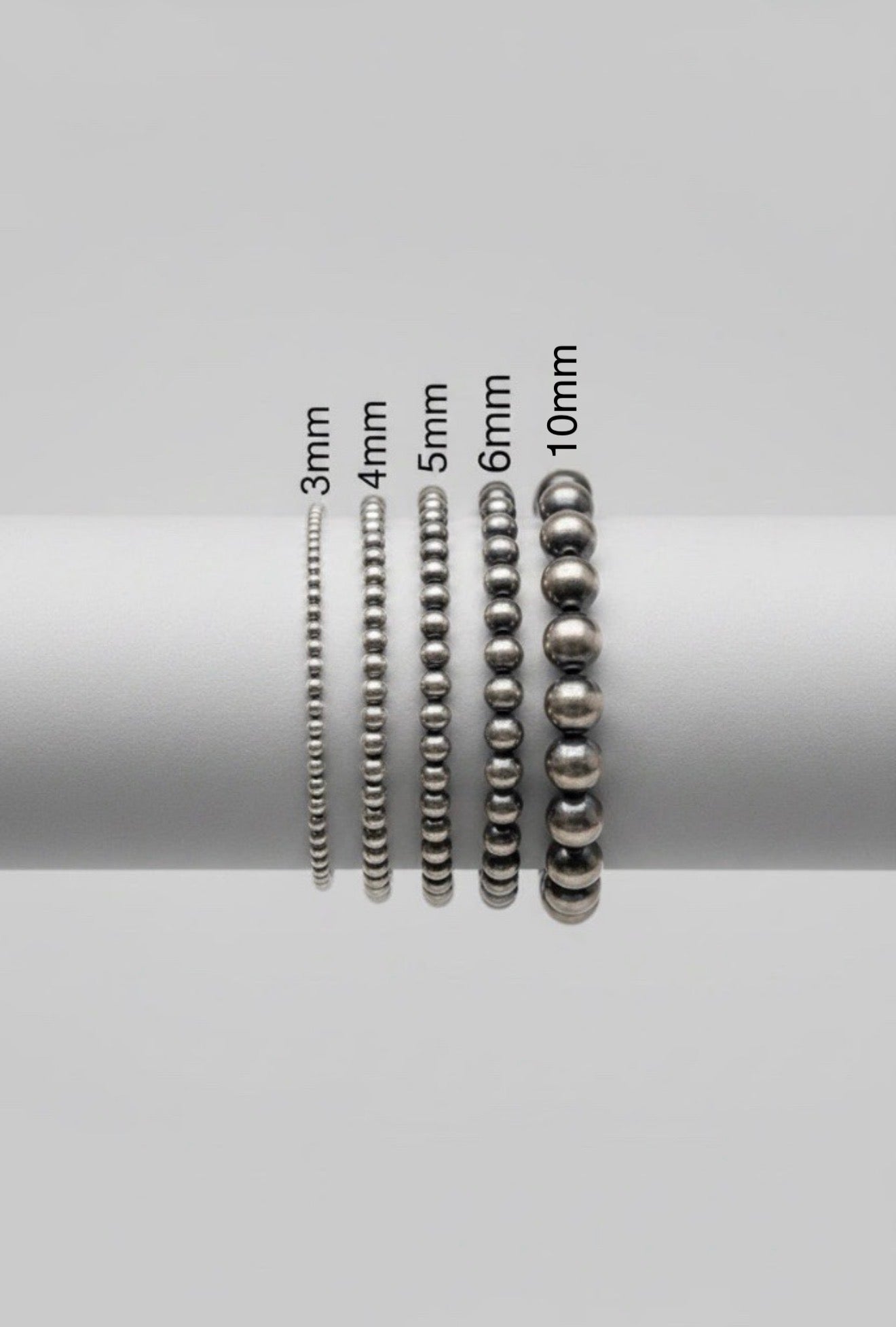 4mm Sterling Silver Pearl Bracelet