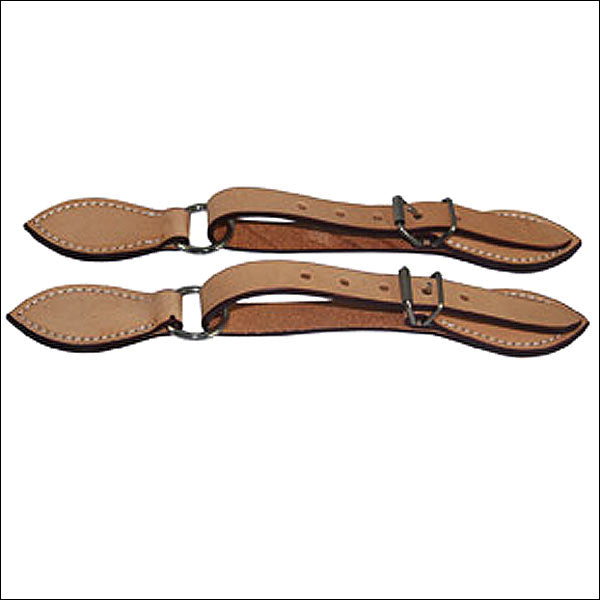 180052 Hilason Russet Leather Spur Strap 5/8In Skirt Leather