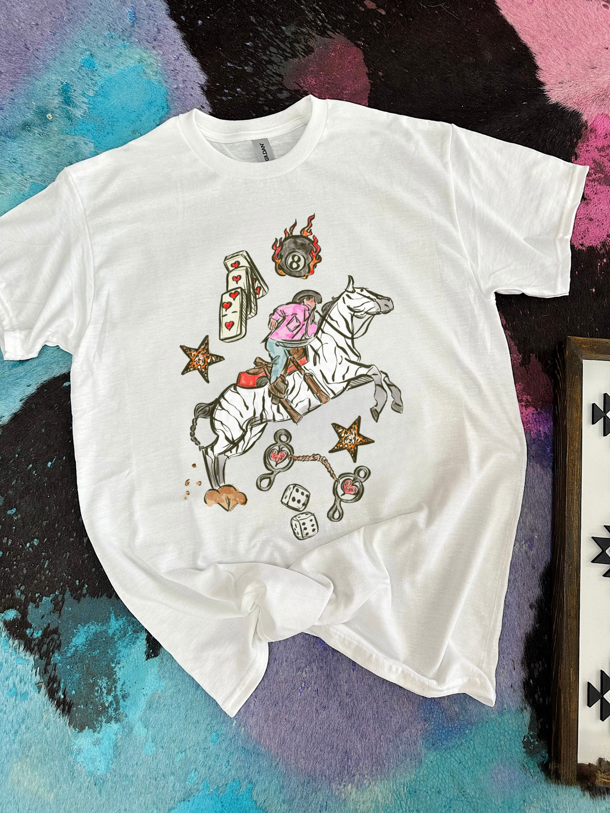 Wild Card Cowboy TEE or CREWNECK