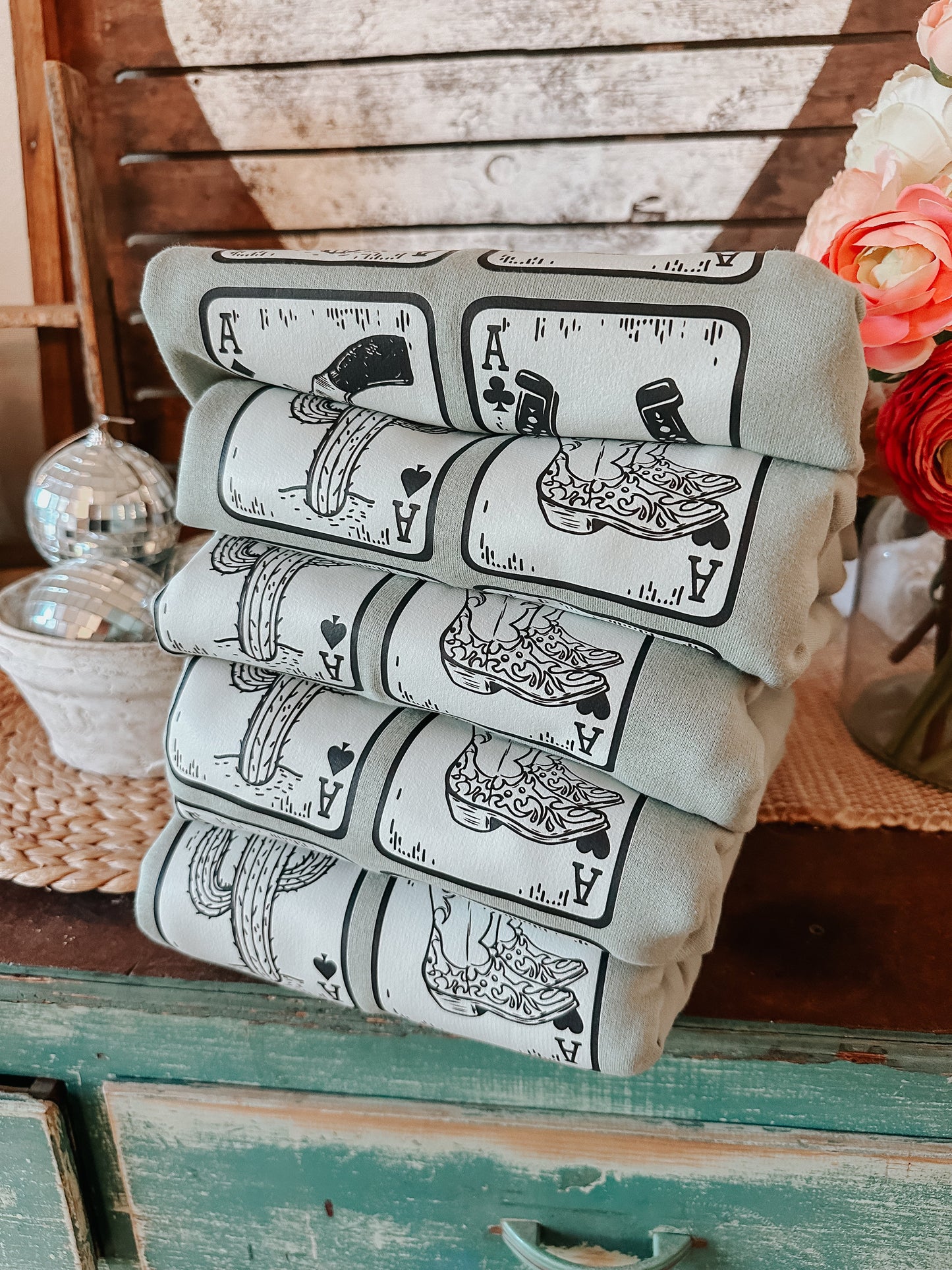 Limited Edition - Four of a Kind - Graphic Top - Small Left