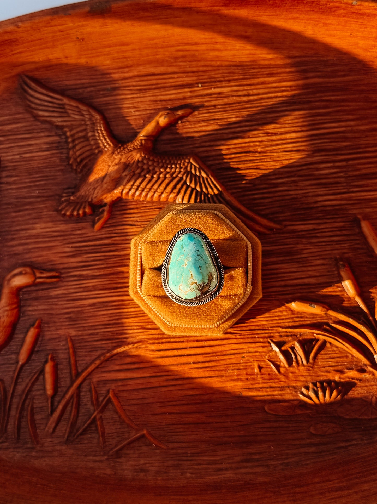 Prairie Hill Adjustable Turquoise Ring