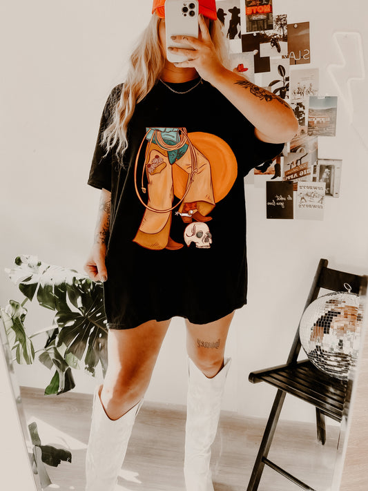 Dusty Leather Tee