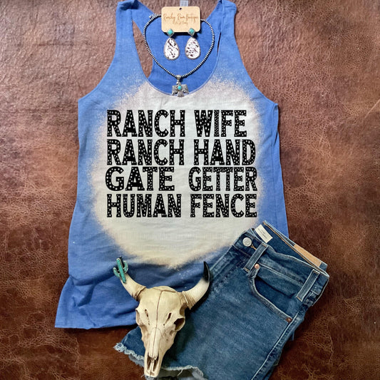 Ranch Wife Ranch Hand Racerback Tank