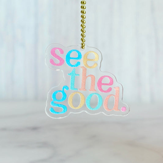 See The Good Charm- Tumbler Handle Charm
