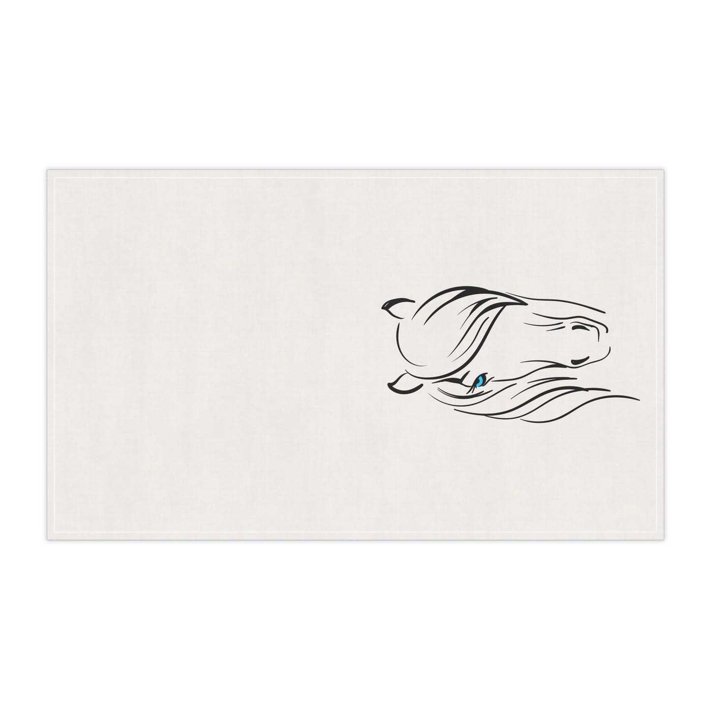 Elegant Horse Tea Towels, Farmhouse Kitchen Decor, Animal Lover Gift, Boho Home Accessories, Elegant Equine Kitchen Towels, Unique Horse Art