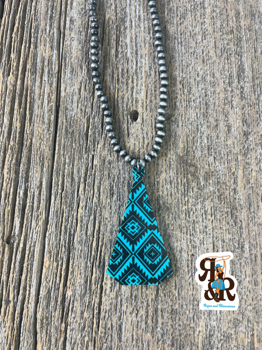 Aztec Teepee Necklace