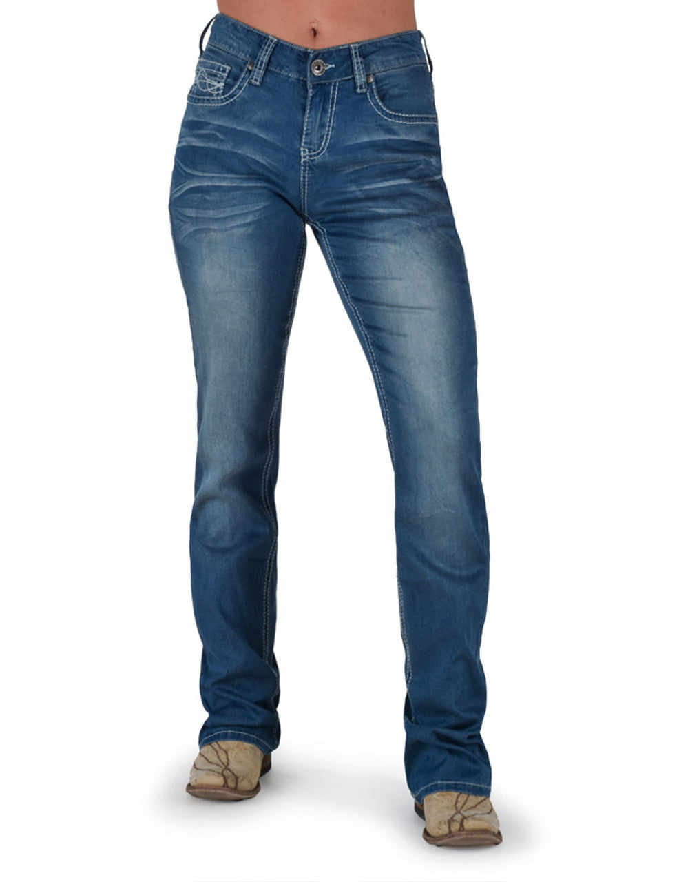 UltraBreathe Shattered Cowgirl Tuff Jeans