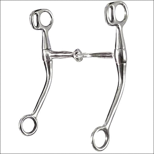 5" Hilason Stainless Steel Horse Bit Melbourne Iron Trainning Snaffle Mouth