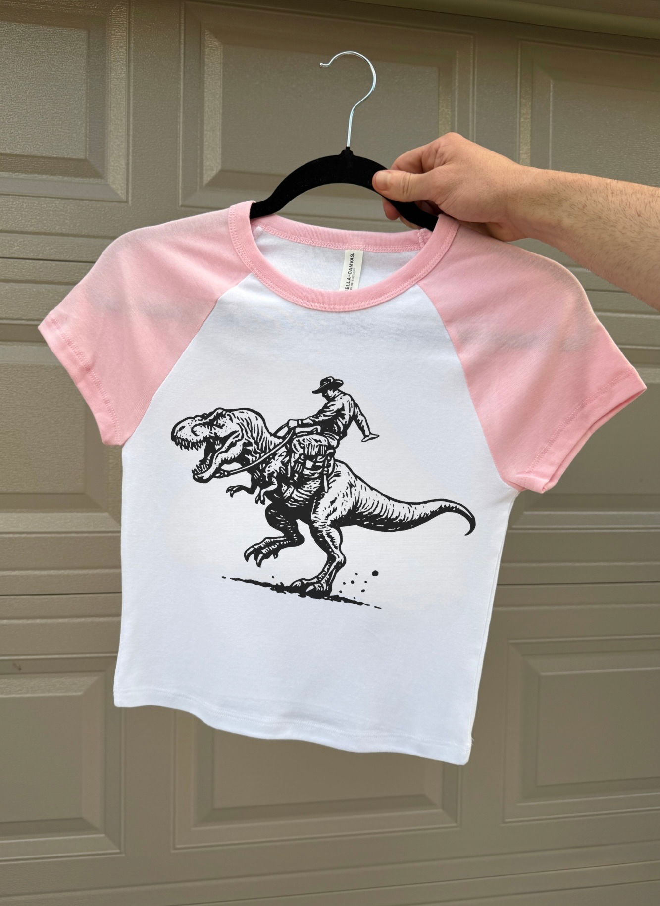 Dino Cowboy Baby Tee