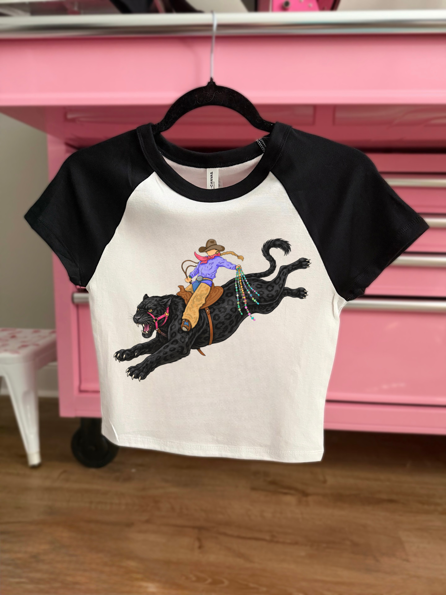 Panther Cowgirl Baby Tee