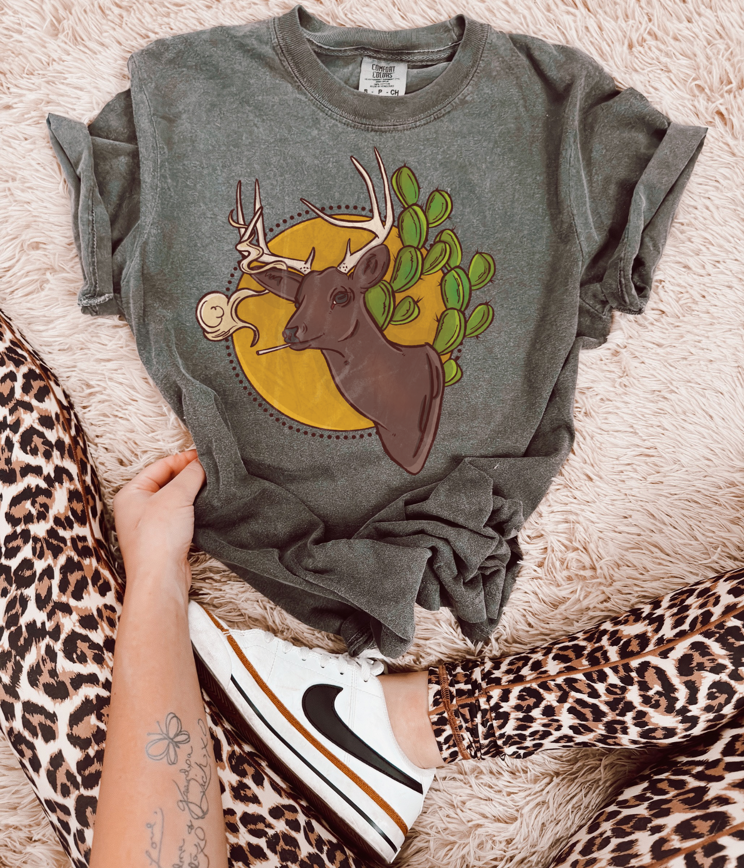 Smokin Deer Tee