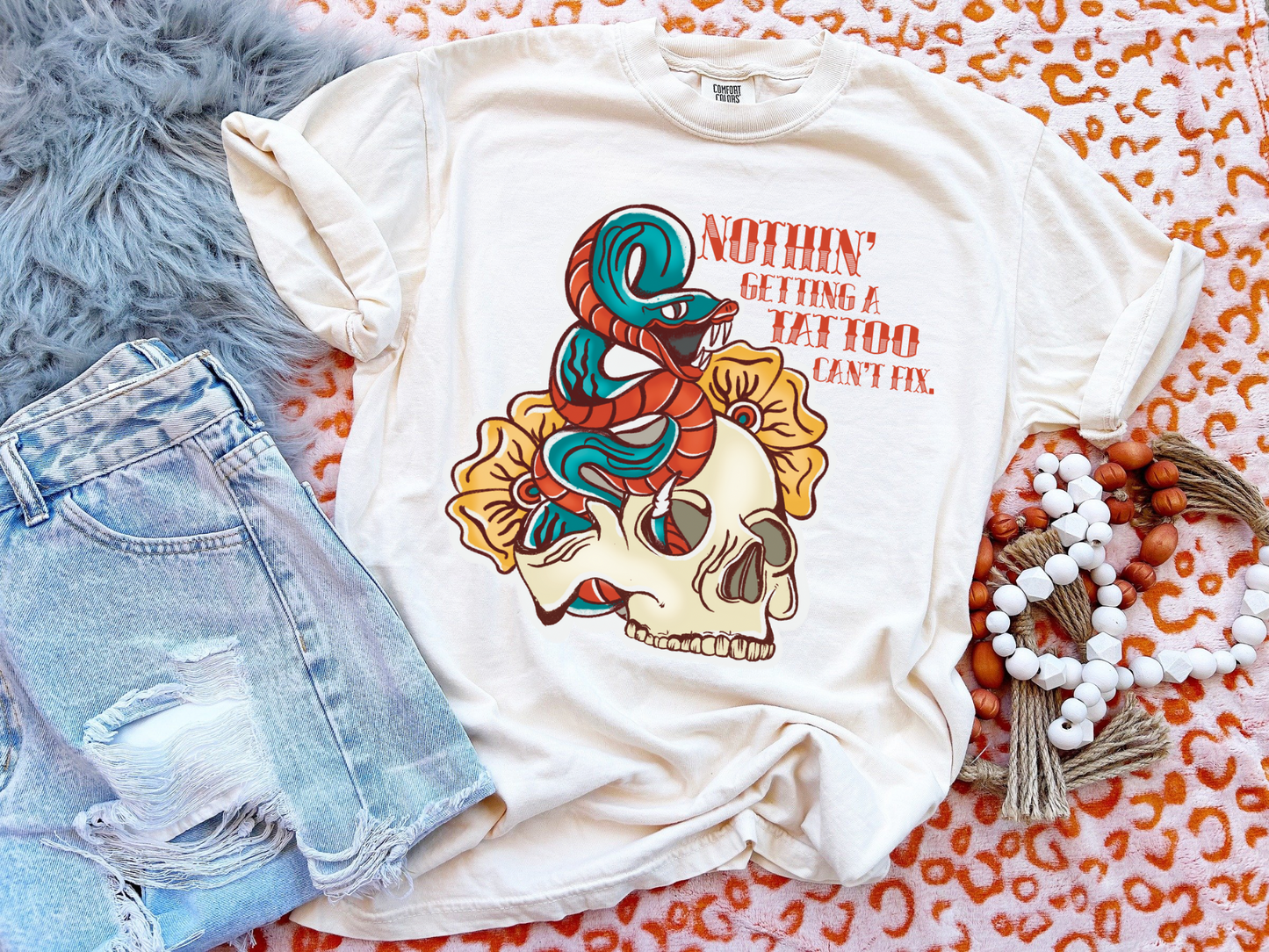 Nothing a tattoo can’t fix tee