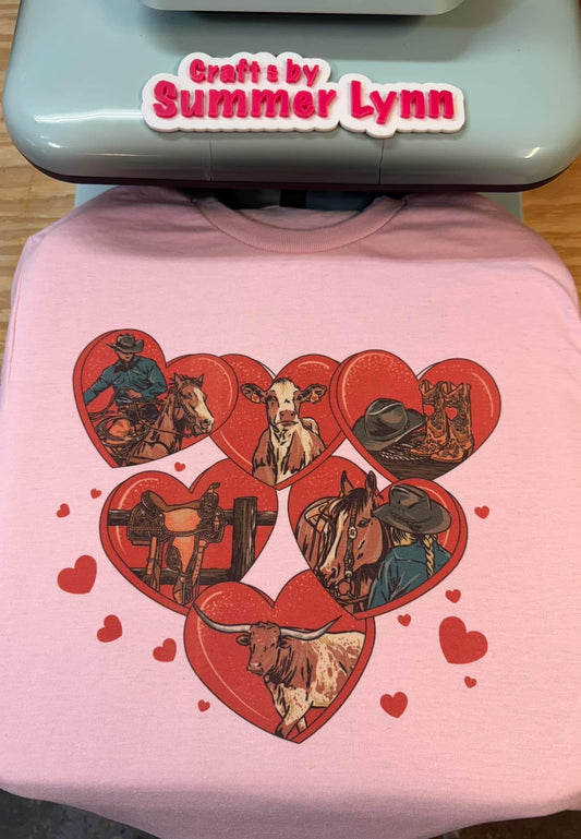 Valentines ranch hand Top
