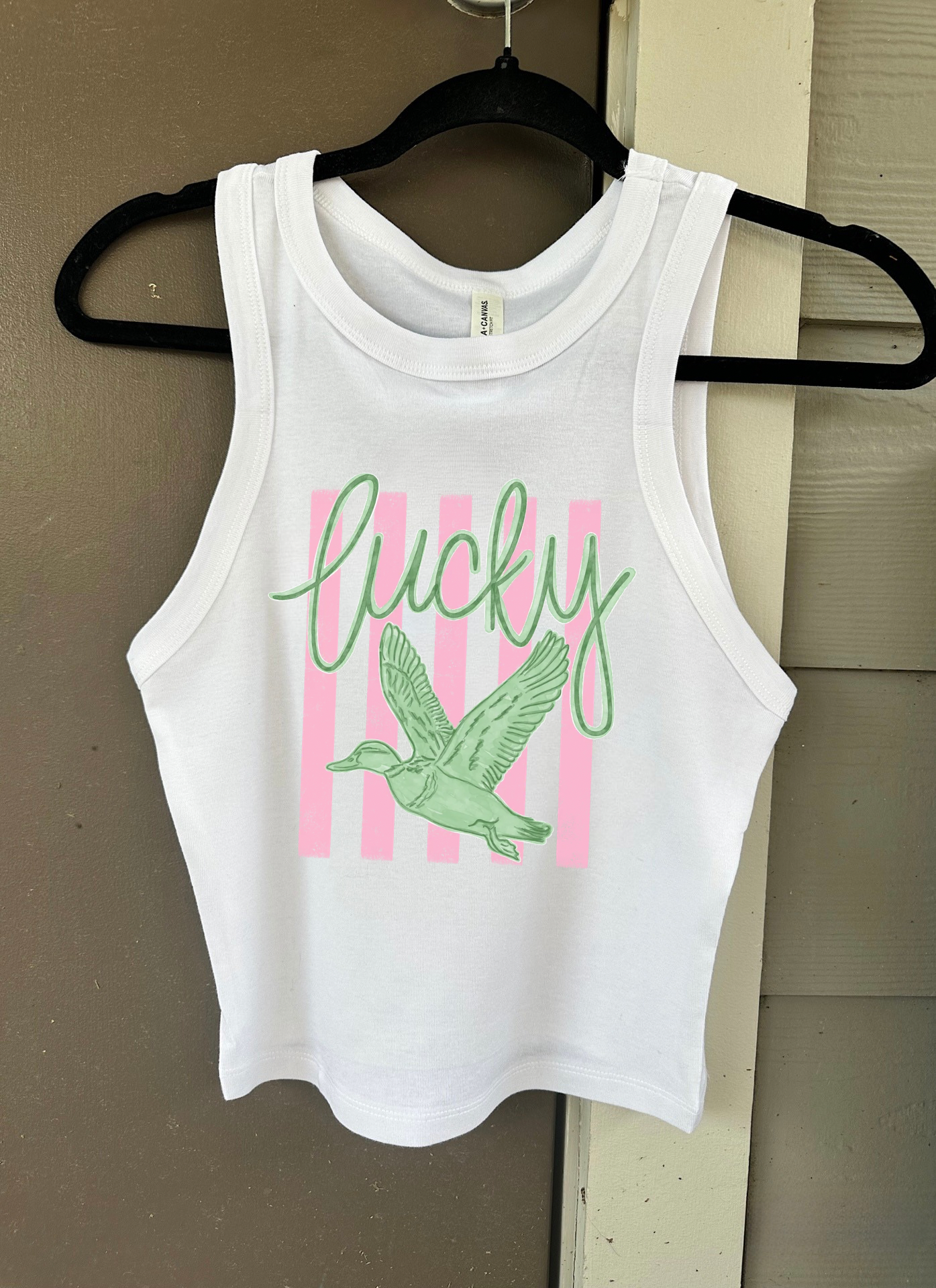 Lucky Duck Cropped Tank