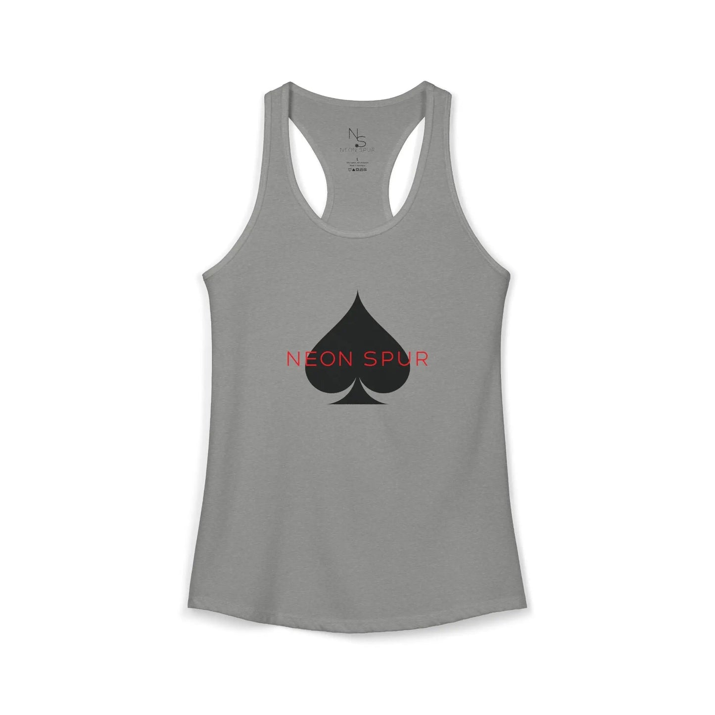 Neon Spur Logo Spade Racerback Tank Top