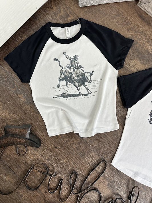 Vintage Bull Rider Baby Tee