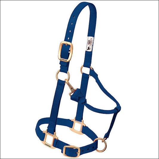 Navy Weaver Original Adjustable Chin Throat Snap Halter 3/4" Suckling