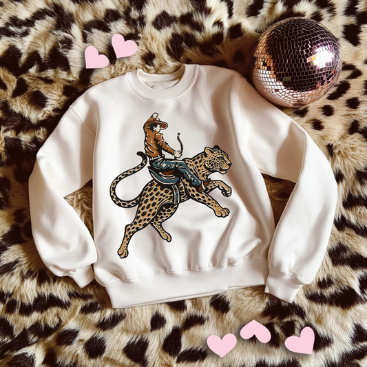 Cowboy Jaguar TEE or CREWNECK