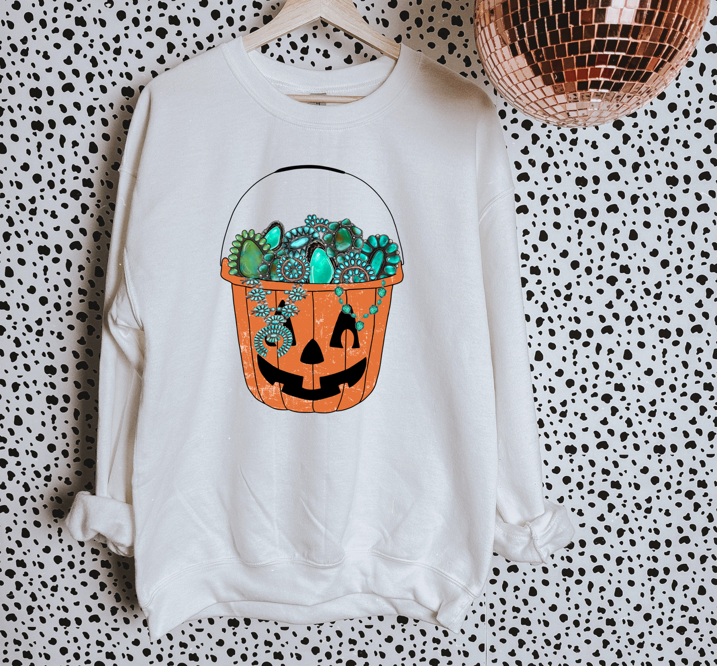 Turquoise Candy Bucket Tee or Crewneck