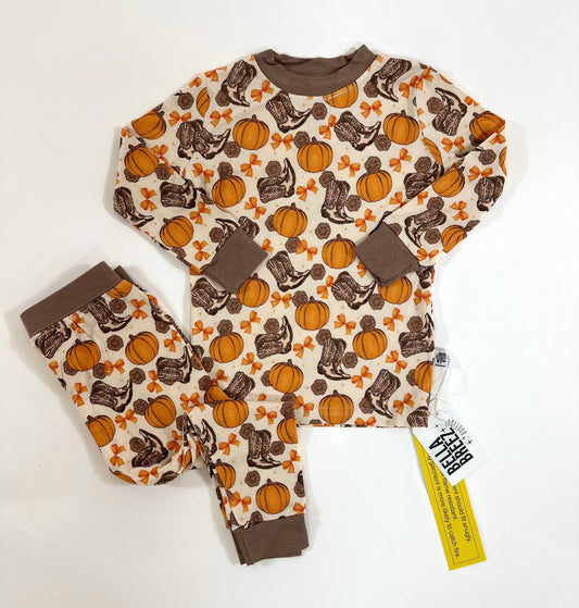 Howdy Pumpkin Bamboo Set (FINAL SALE)