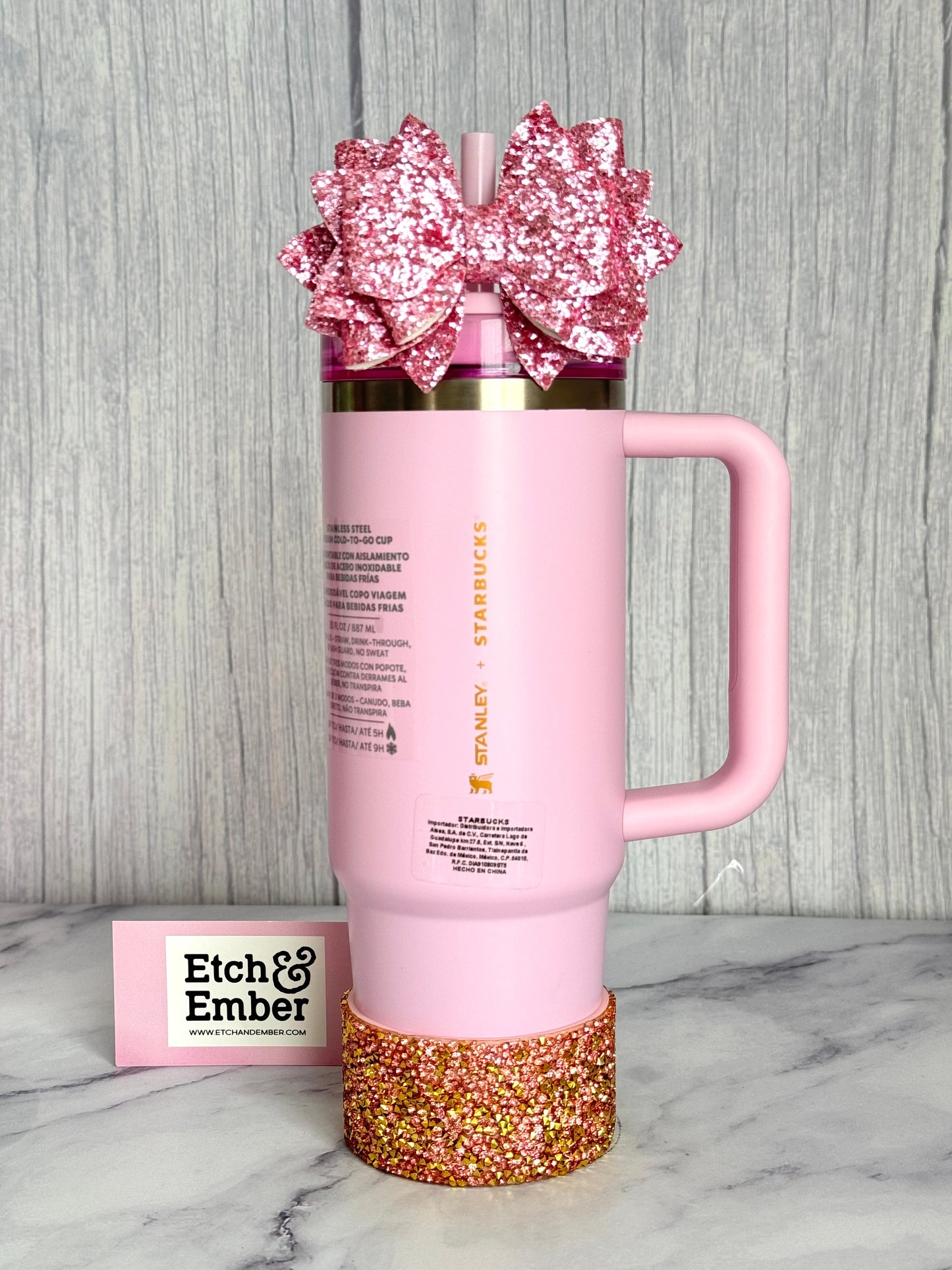 Glinda Pink Druzy  Boot