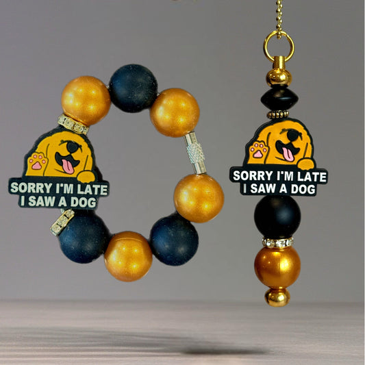 Dog Lover Bracelet - Tumbler Handle Charm