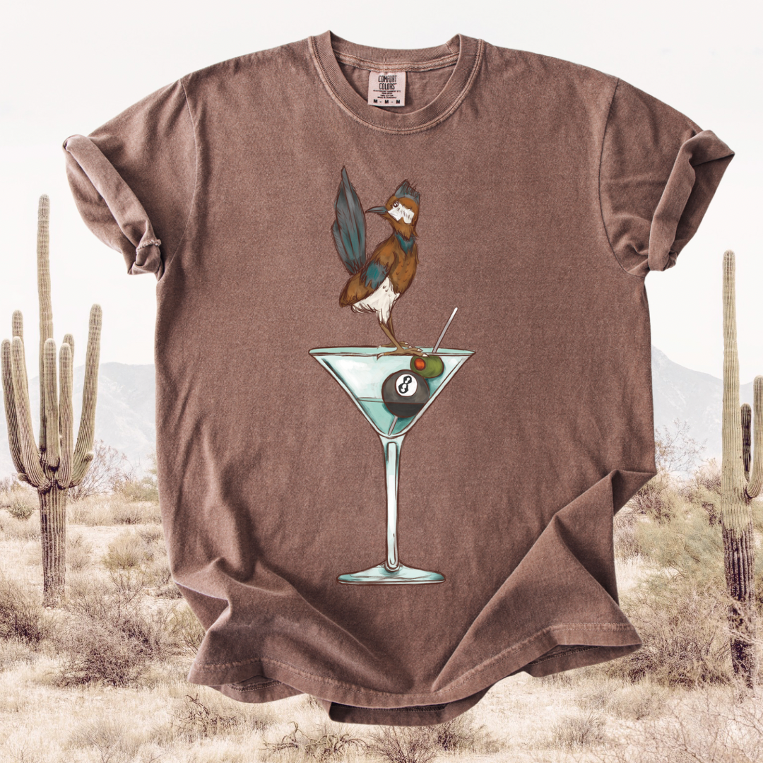 Roadrunner martini tee