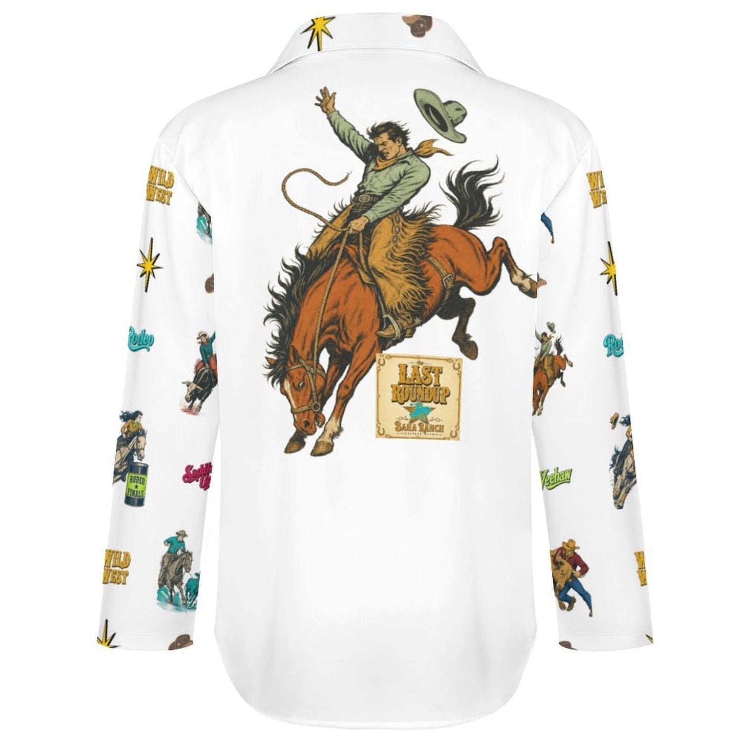 Baha Ranch The Last Roundup Button Up Blouse