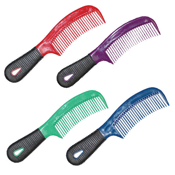 Mane/Tail Comb with Rubber Grip Handle