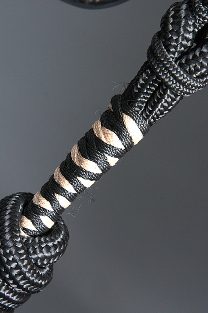 Classic Equine Horse Two Tone Nylon Halter Black Tan