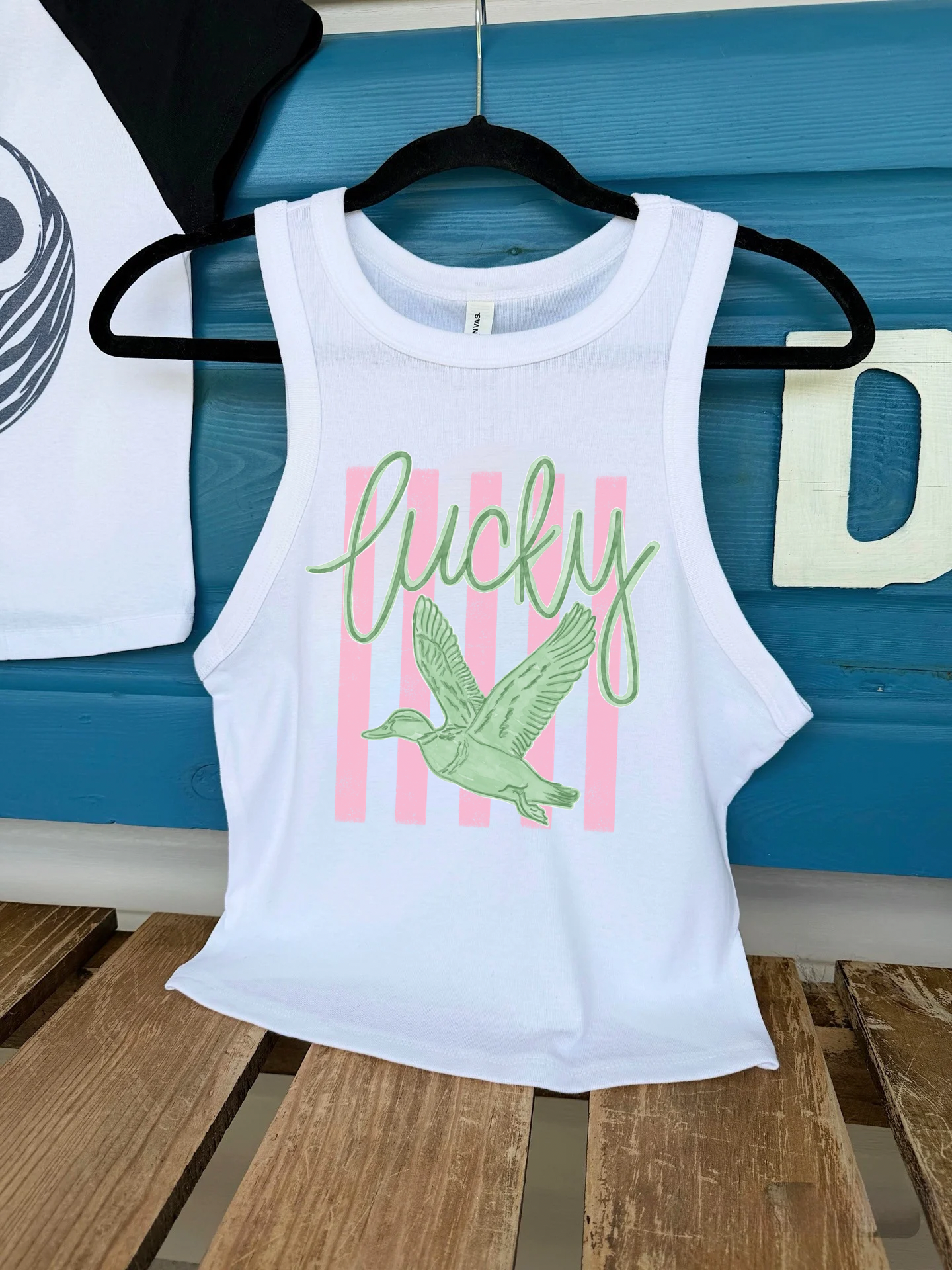 Lucky Duck Cropped Tank