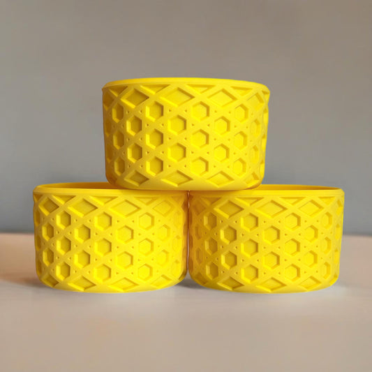 Sunny Yellow Waffle Tumbler Boot -Fall fits 20-40oz
