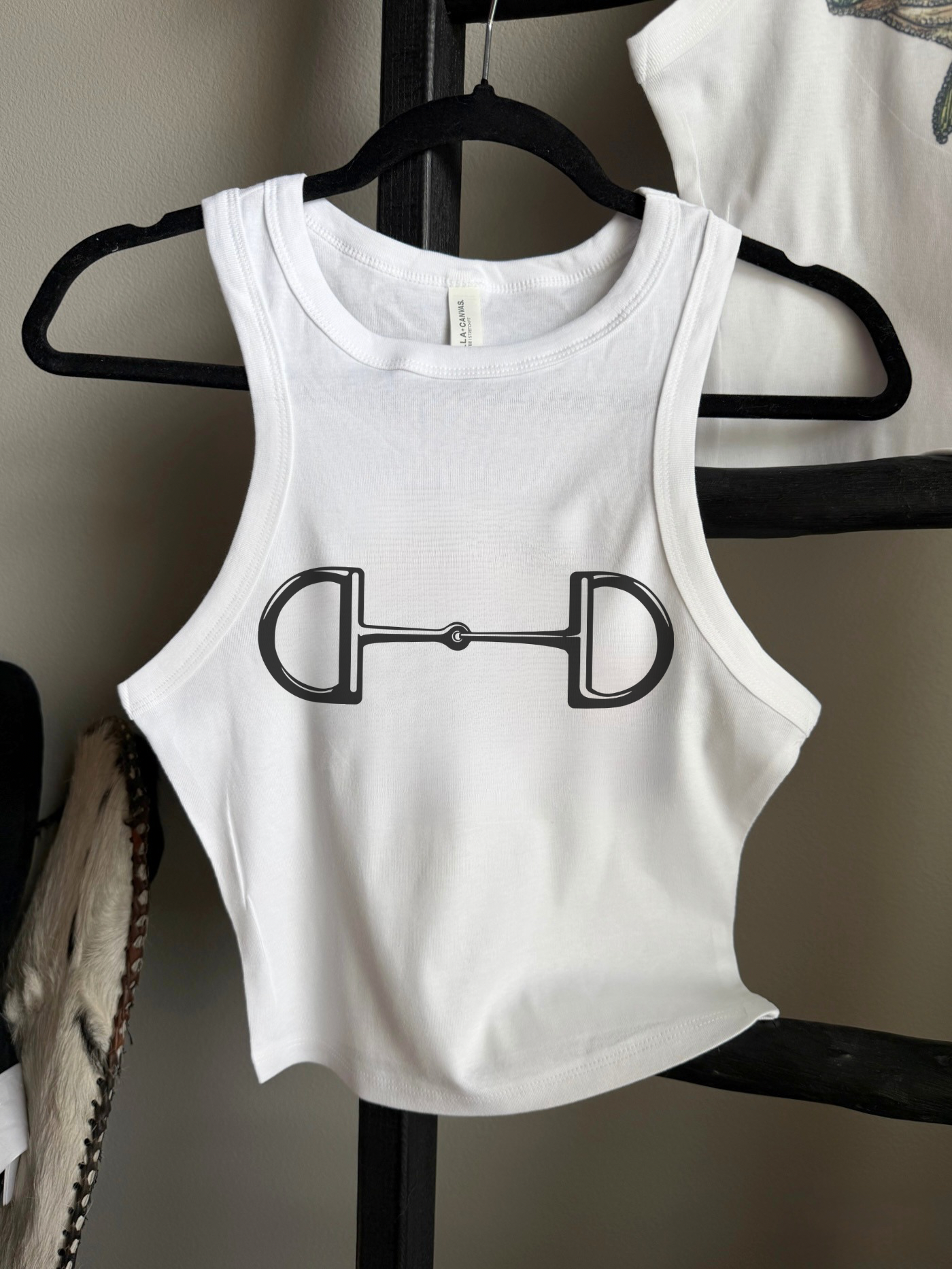Snaffle Bit Cropped Tank