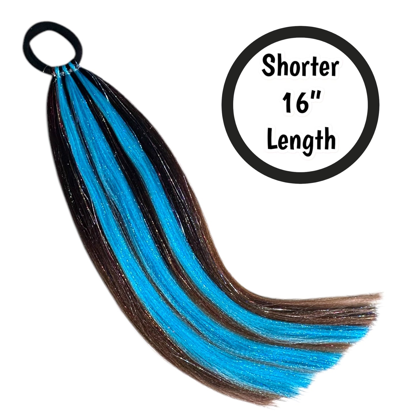 Cocoa Puffs + Aqua 16” Short Shimmer Tail