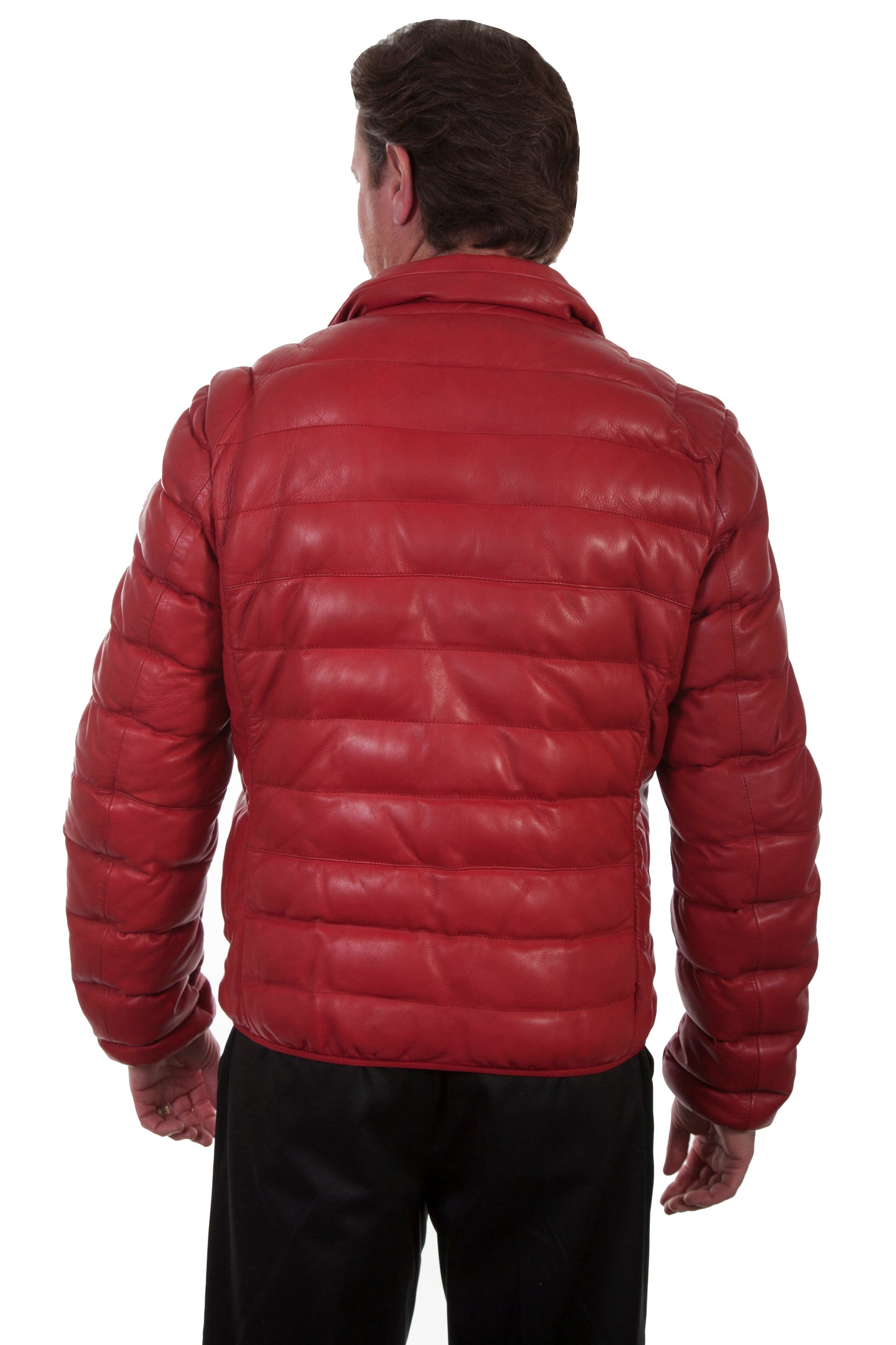 Ribbed Leather Jacket - 512
