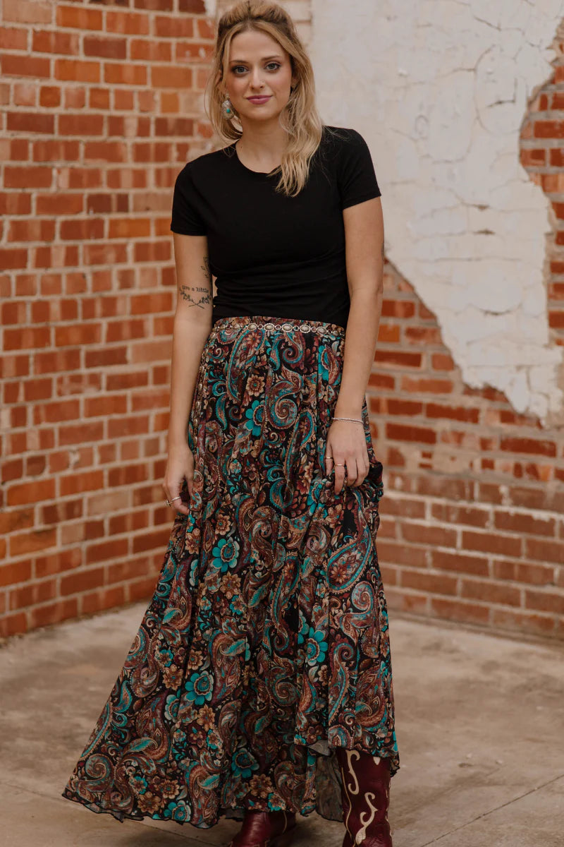 Sagebrush swirl Maxi Skirt/Dress