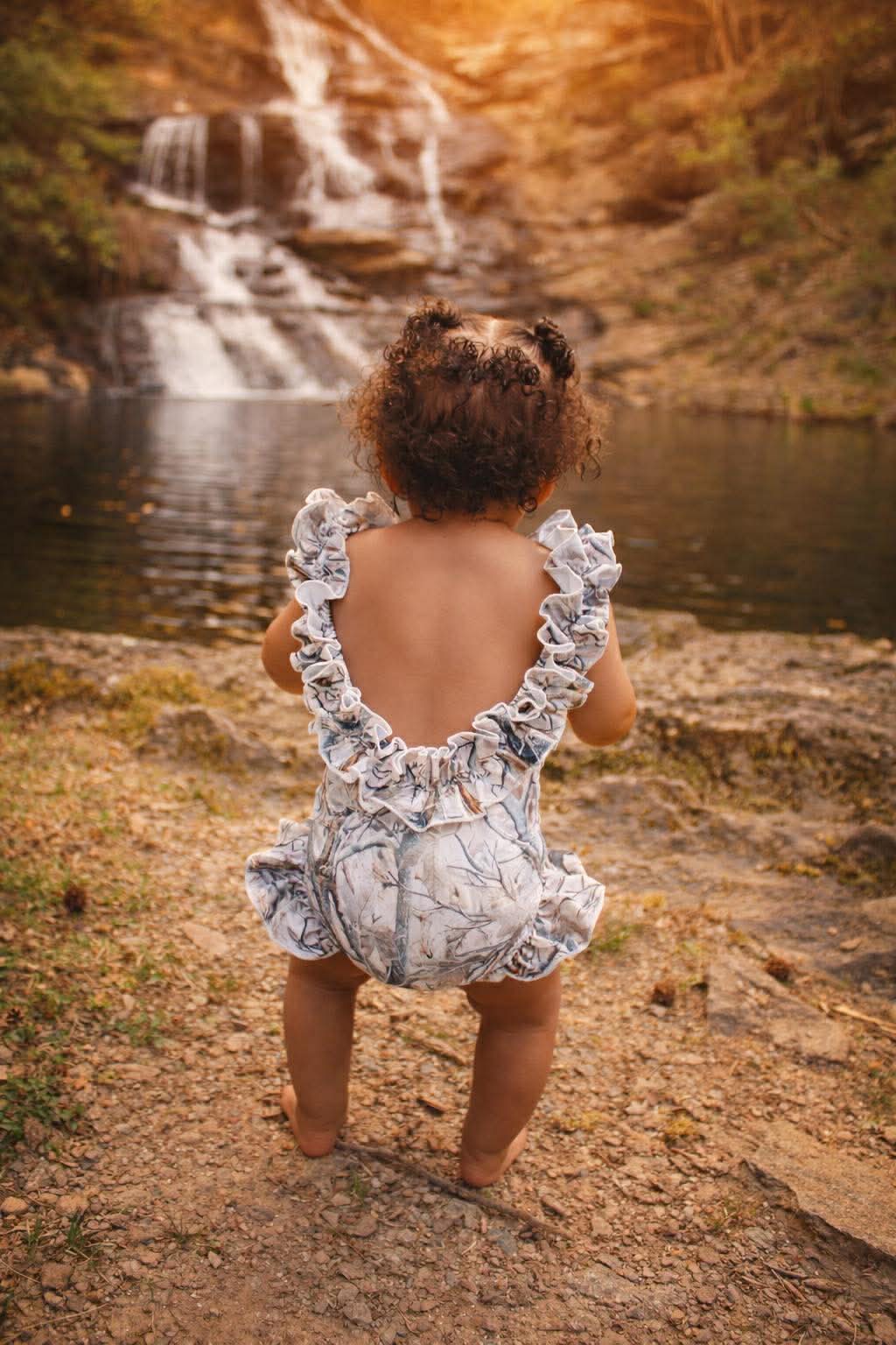 White Timber Swim Suit  (FINAL SALE)