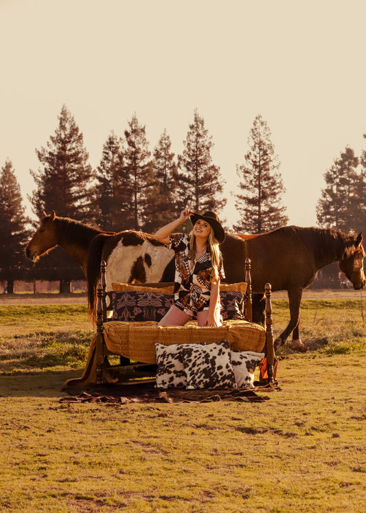Rodeo Cowboy Silky Pajama Set