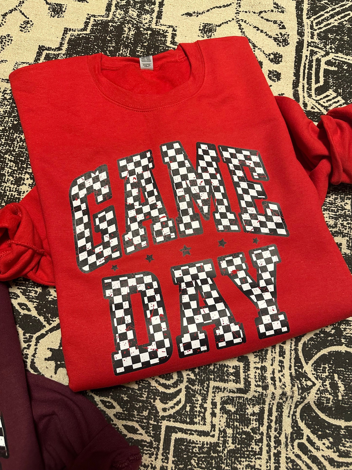 Game Day Red Checkered