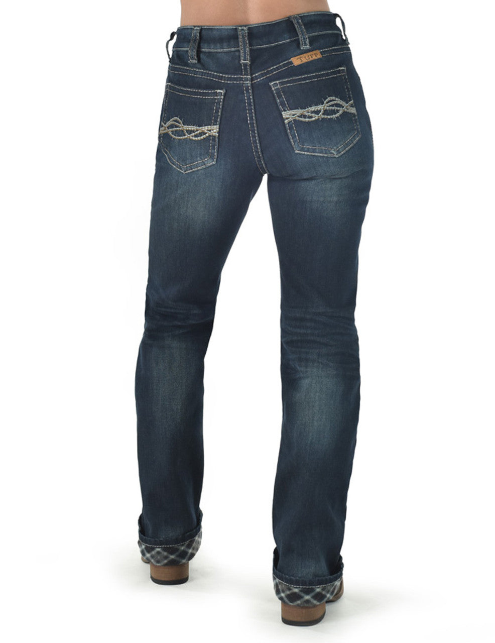 DFMI Dark Flannel Cowgirl Tuff Jeans