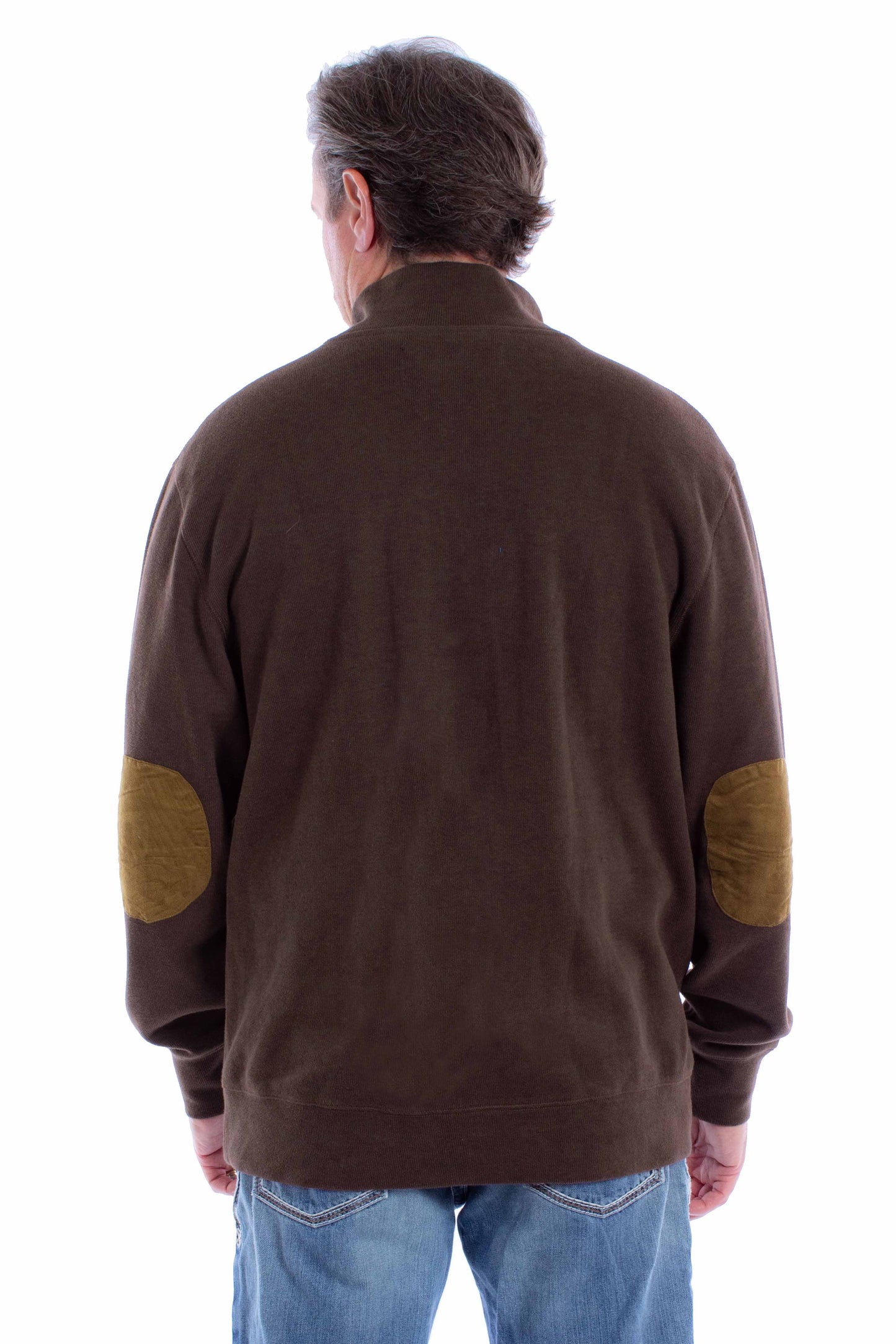 Pullover Quarter Zip/button Sweater - 5278